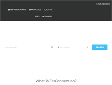 Tablet Screenshot of eatconnection.com